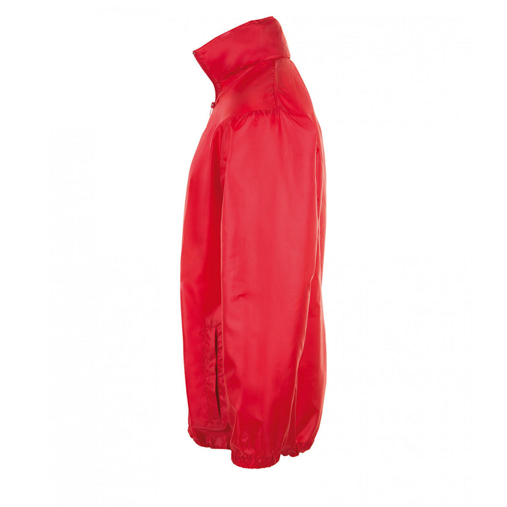 SOL'S Unisex Red Shift Windbreaker Jacket
