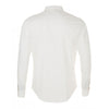 SOL'S Men's White/French Navy Becker Polka Dot Long Sleeve Poplin Shirt