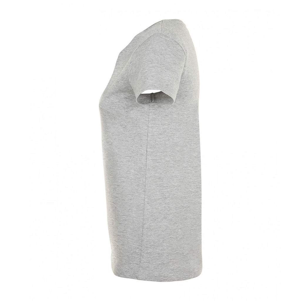 SOL'S Women's Grey Marl Mia T-Shirt