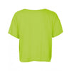 SOL'S Women's Neon Green Maeva Beach Crop T-Shirt