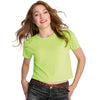 SOL'S Women's Neon Green Maeva Beach Crop T-Shirt