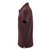 SOL'S Men's Heather Oxblood Phoenix Pique Polo Shirt