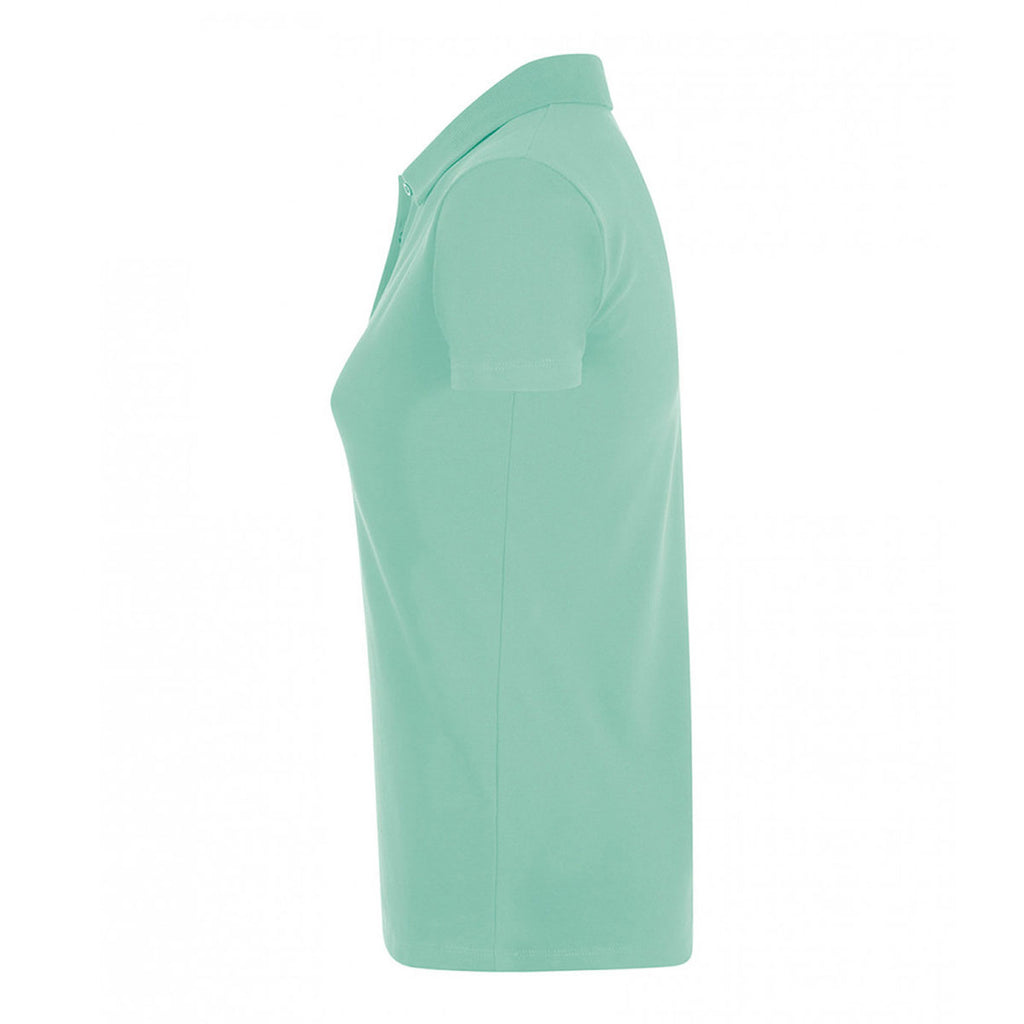 SOL'S Women's Mint Phoenix Pique Polo Shirt