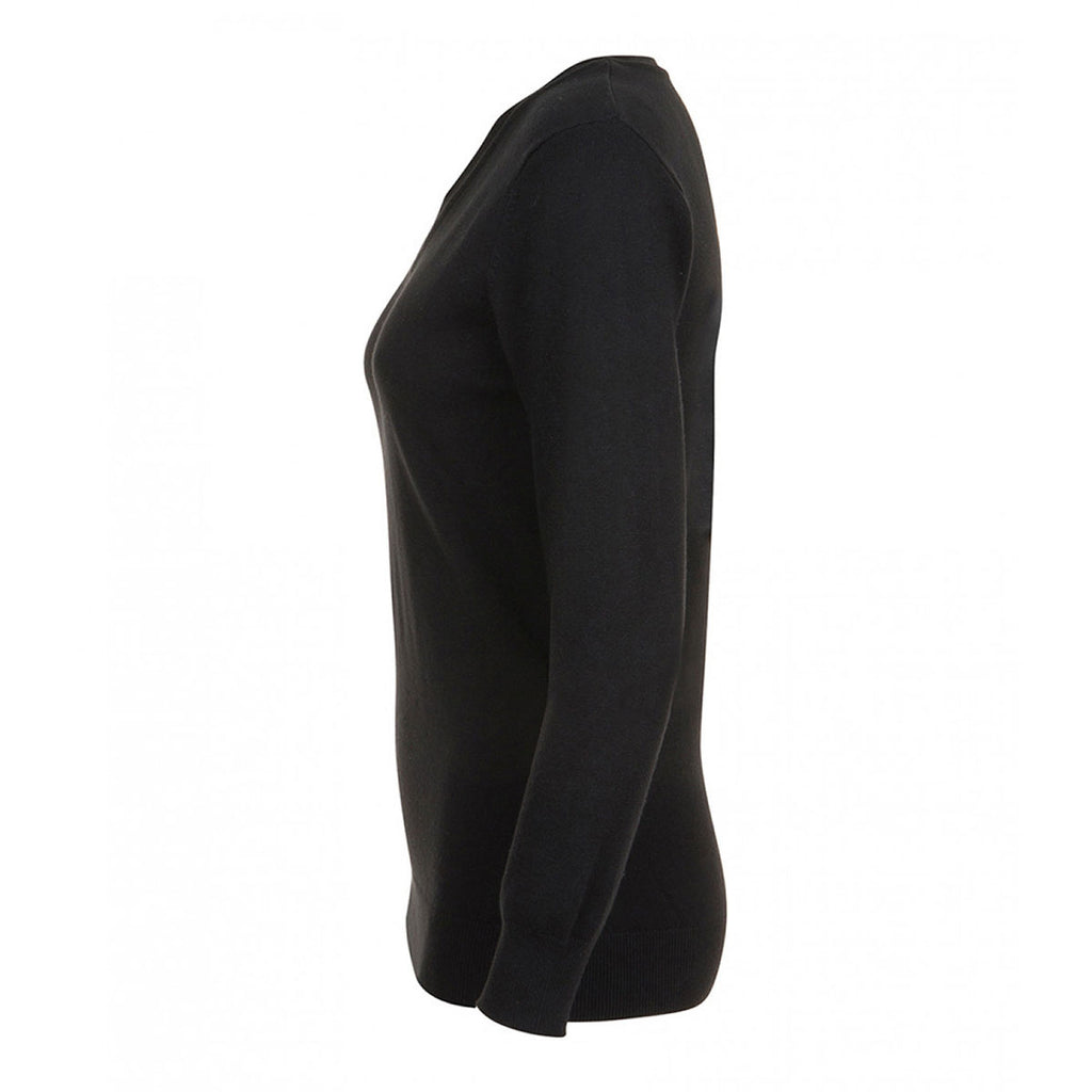 SOL'S Women's Black Glory V Neck Sweater