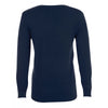 SOL'S Women's French Navy Glory V Neck Sweater