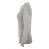 SOL'S Women's Grey Marl Glory V Neck Sweater