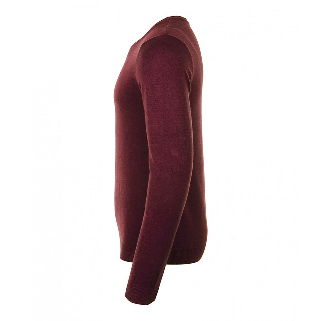 SOL'S Men's Oxblood Ginger Crew Neck Sweater