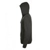 SOL'S Men's Charcoal Marl Stone Zip Hooded Sweatshirt