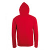 SOL'S Men's Red Stone Zip Hooded Sweatshirt