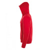 SOL'S Men's Red Stone Zip Hooded Sweatshirt
