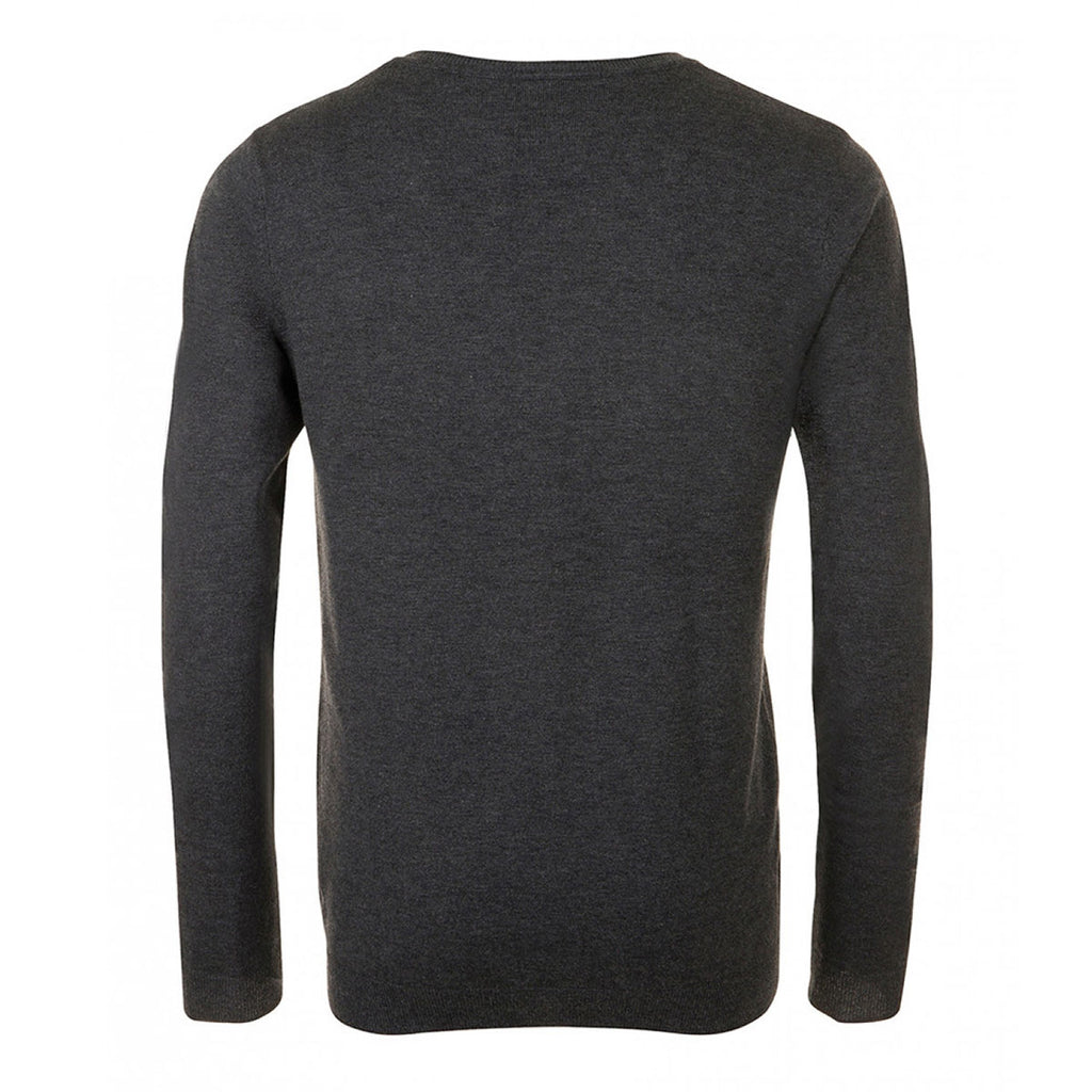 SOL'S Men's Charcoal Marl Griffith V Neck Cardigan