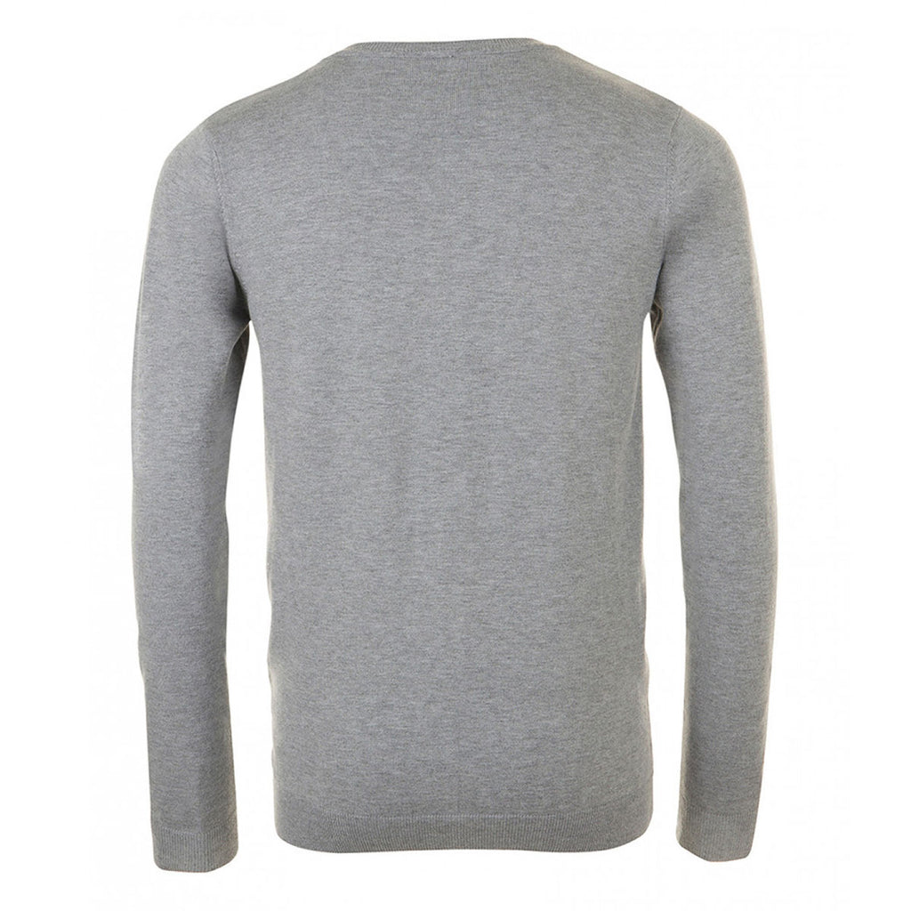 SOL'S Men's Grey Marl Griffith V Neck Cardigan