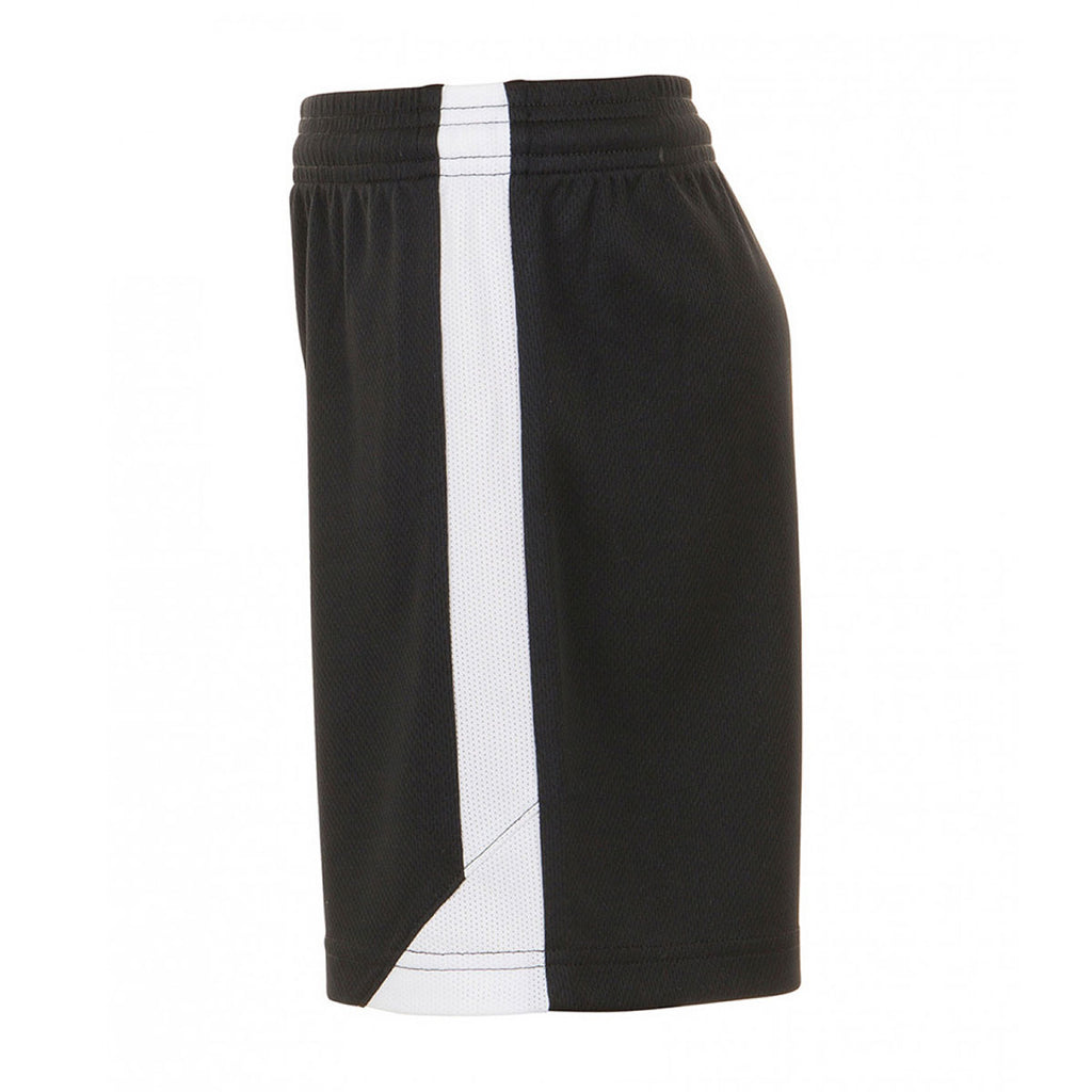 SOL'S Men's Black/White Olimpico Shorts