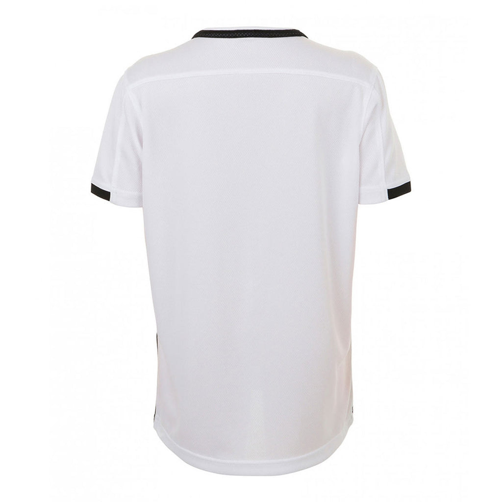 SOL'S Youth White/Black Classico Contrast T-Shirt