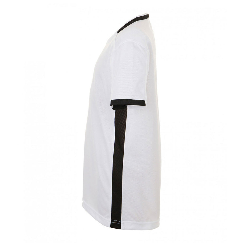 SOL'S Youth White/Black Classico Contrast T-Shirt