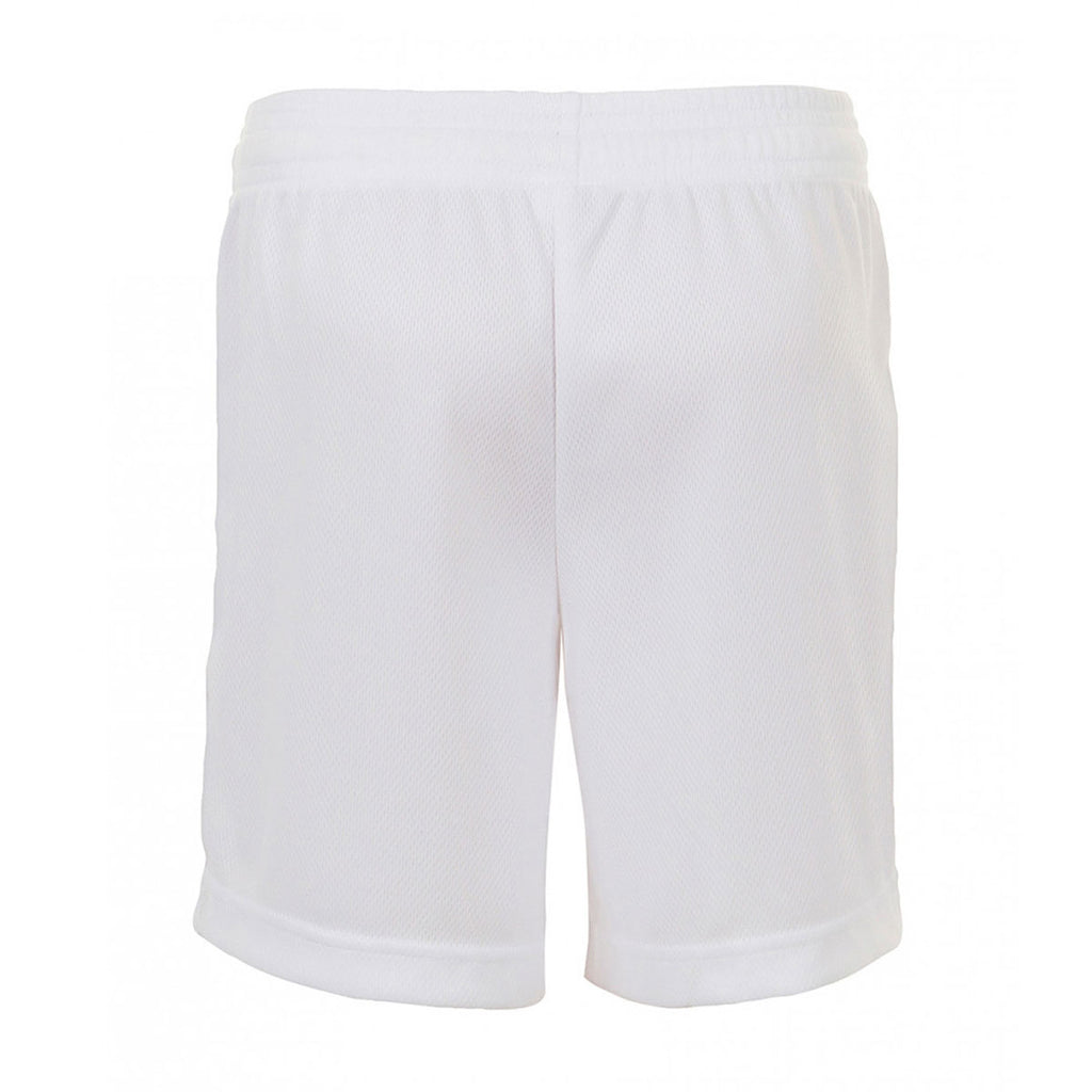 SOL'S Youth White/Black Olimpico Shorts
