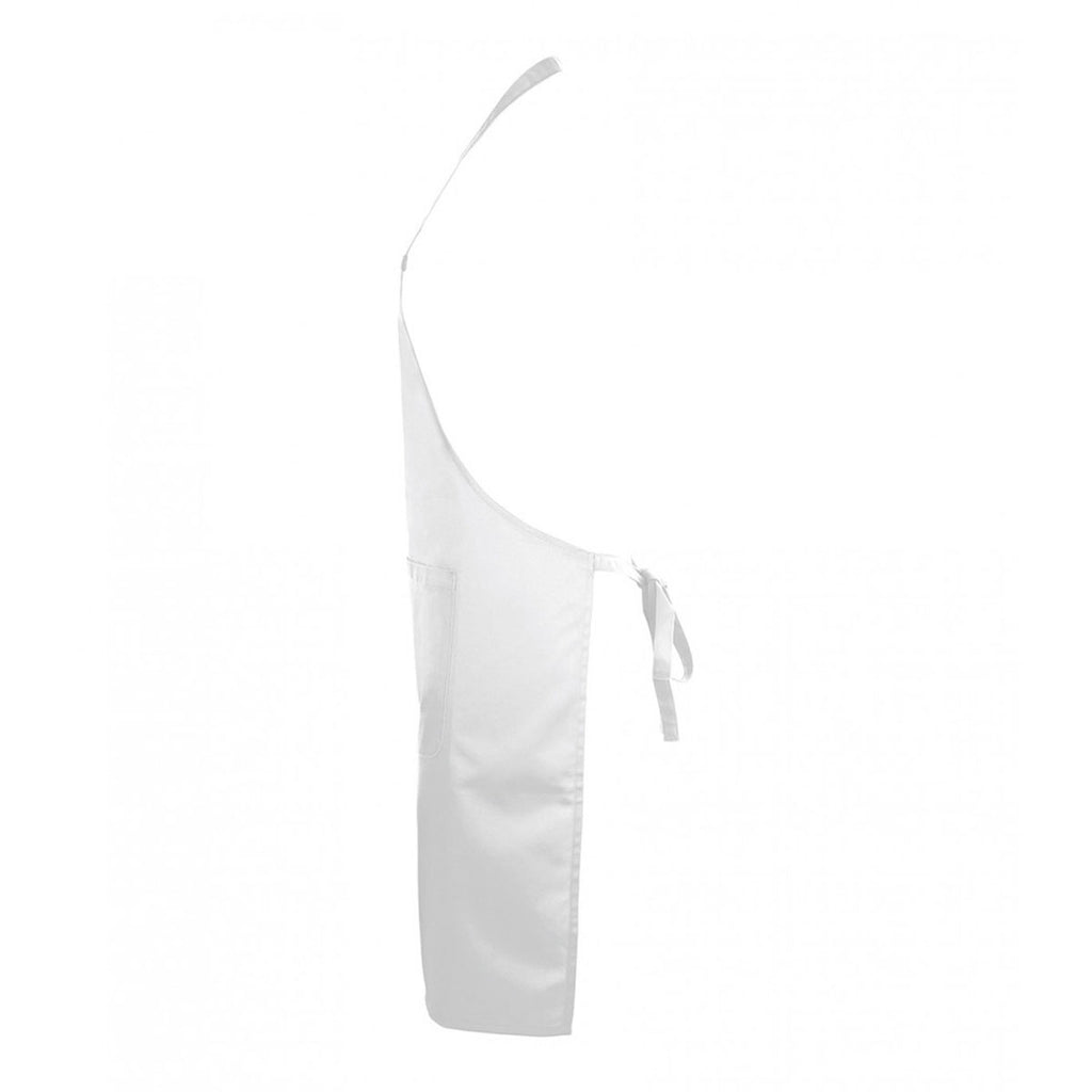 SOL'S White Gramercy Bib Apron