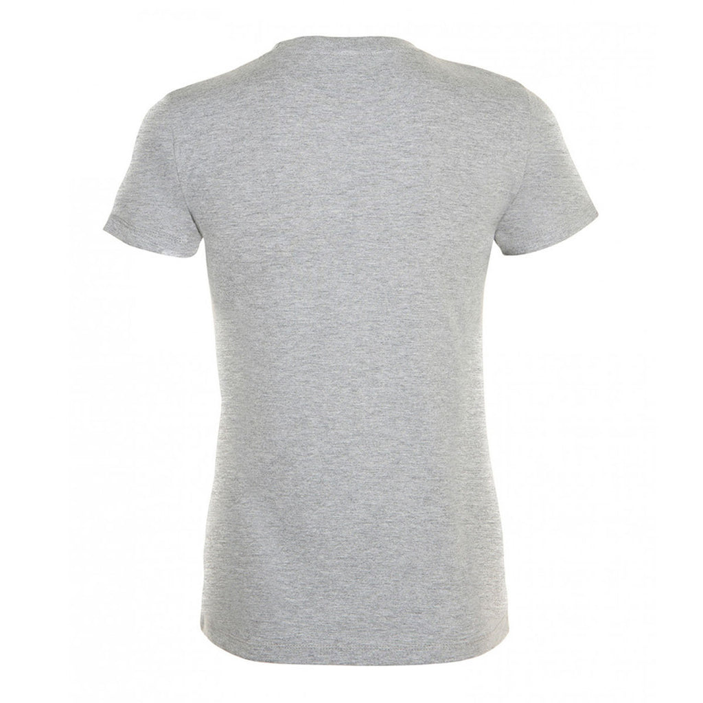 SOL'S Women's Grey Marl Regent T-Shirt
