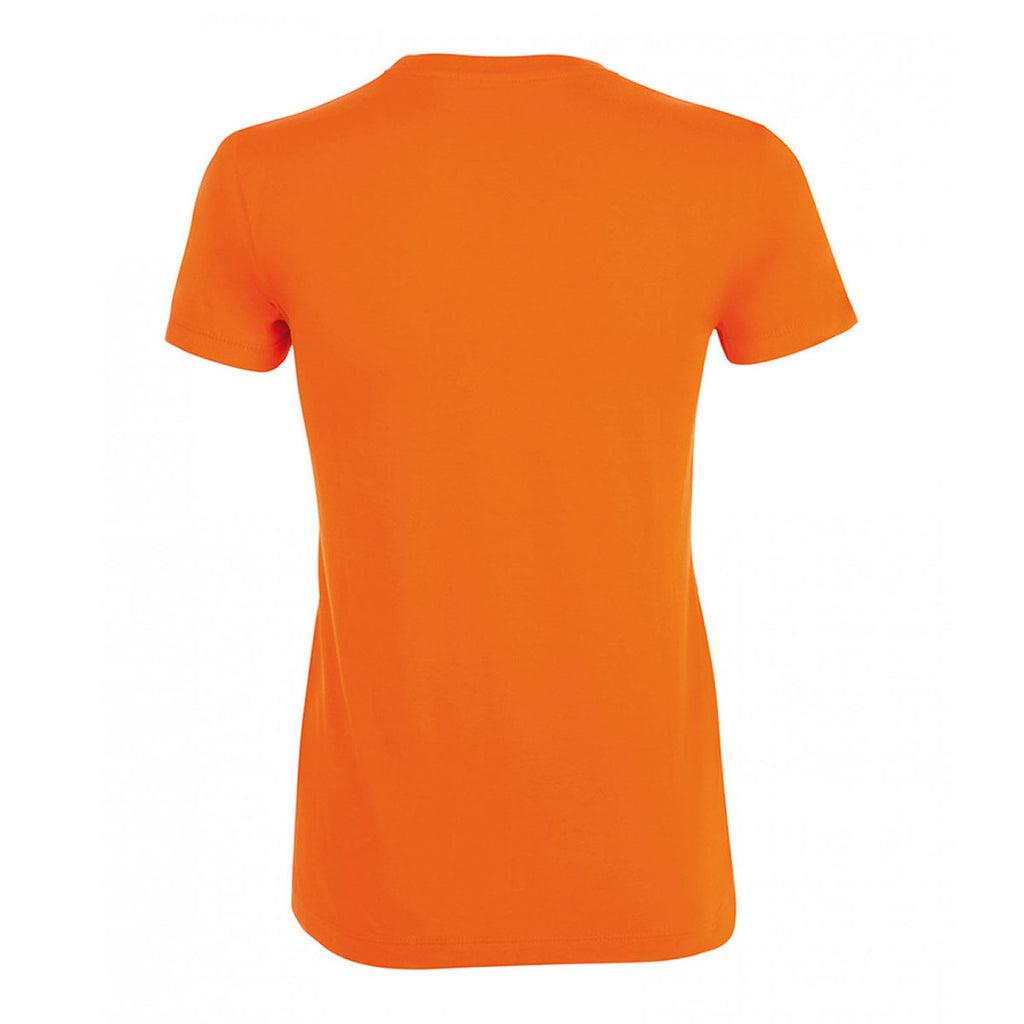 SOL'S Women's Orange Regent T-Shirt