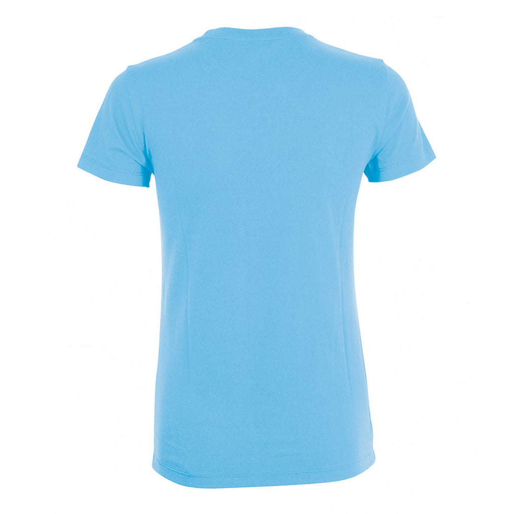 SOL'S Women's Sky Blue Regent T-Shirt
