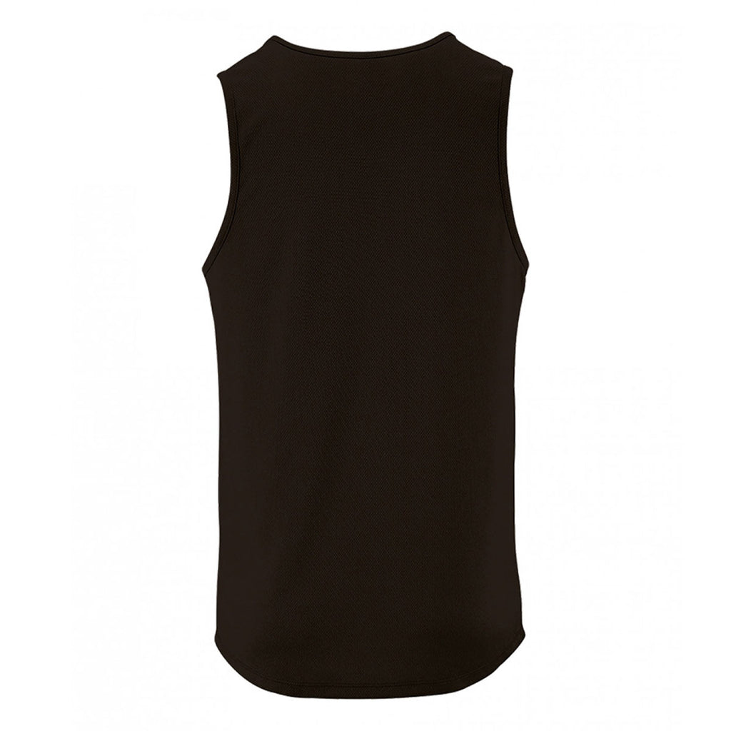 SOL'S Men's Black Sporty Performance Tank Top