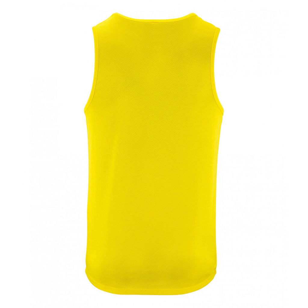 SOL'S Men's Neon Yellow Sporty Performance Tank Top
