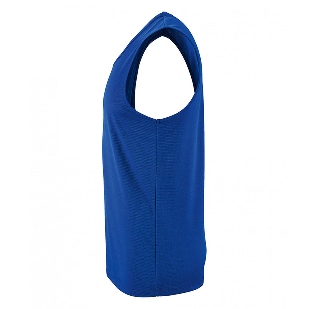 SOL'S Men's Royal Blue Sporty Performance Tank Top