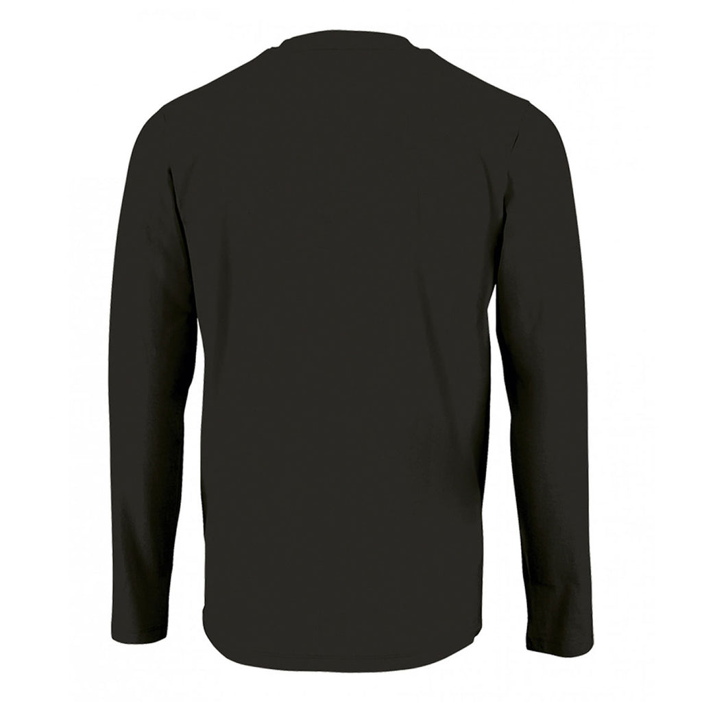 SOL'S Men's Deep Black Imperial Long Sleeve T-Shirt