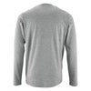 SOL'S Men's Grey Marl Imperial Long Sleeve T-Shirt