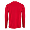 SOL'S Men's Red Imperial Long Sleeve T-Shirt