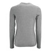 SOL'S Women's Grey Marl Imperial Long Sleeve T-Shirt