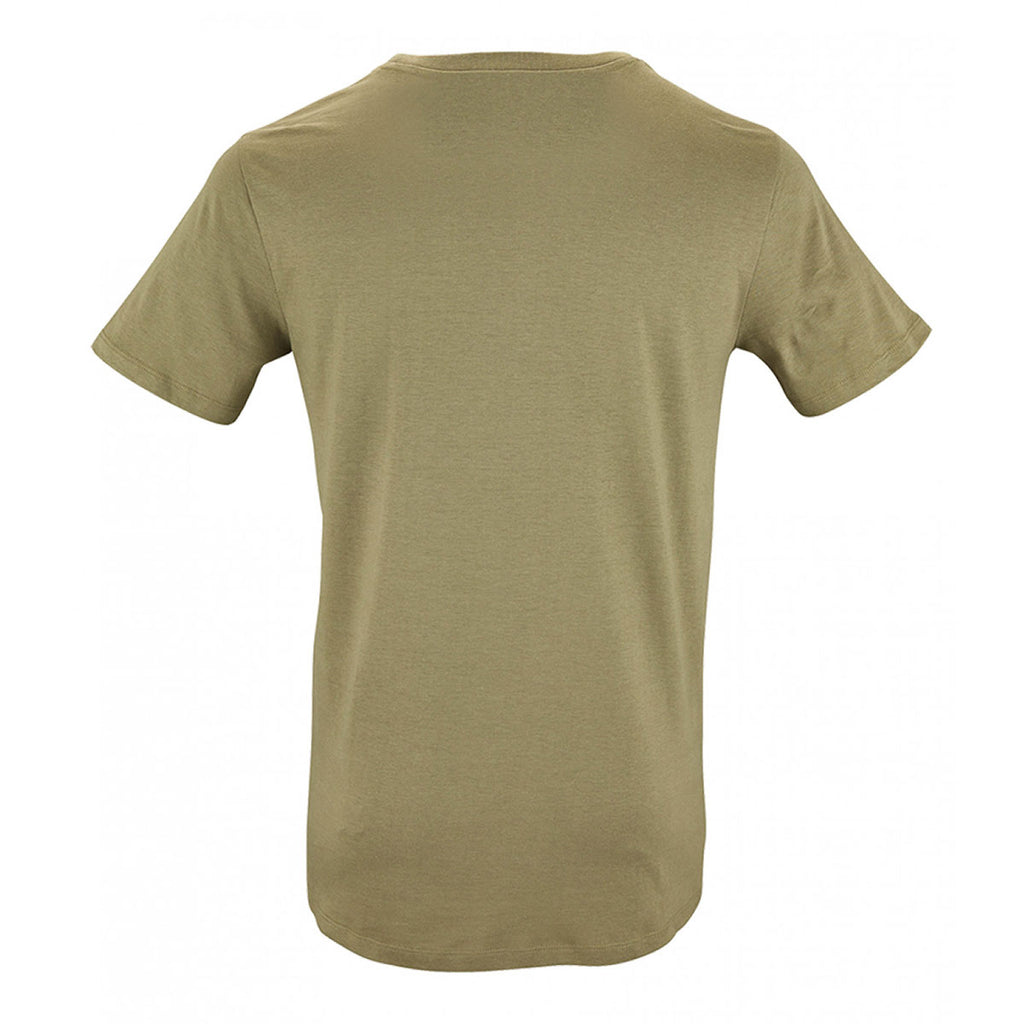 SOL'S Men's Khaki Milo Organic T-Shirt