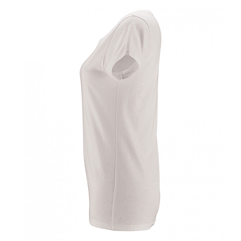 SOL'S Women's White Milo Organic T-Shirt