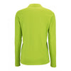 SOL'S Women's Apple Green Perfect Long Sleeve Pique Polo Shirt