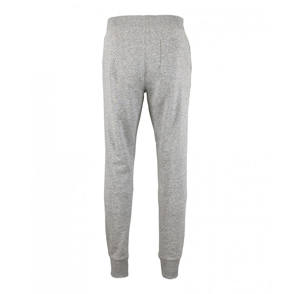 SOL'S Men's Grey Marl Jake Slim Fit Jog Pant
