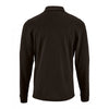 SOL'S Men's Black Perfect Long Sleeve Pique Polo Shirt