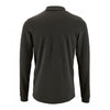 SOL'S Men's Charcoal Marl Perfect Long Sleeve Pique Polo Shirt
