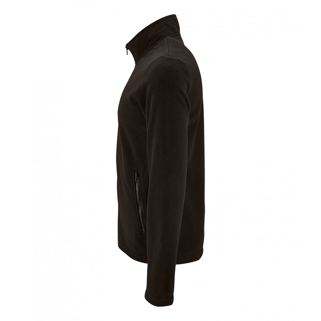 SOL'S Men's Black Norman Fleece Jacket