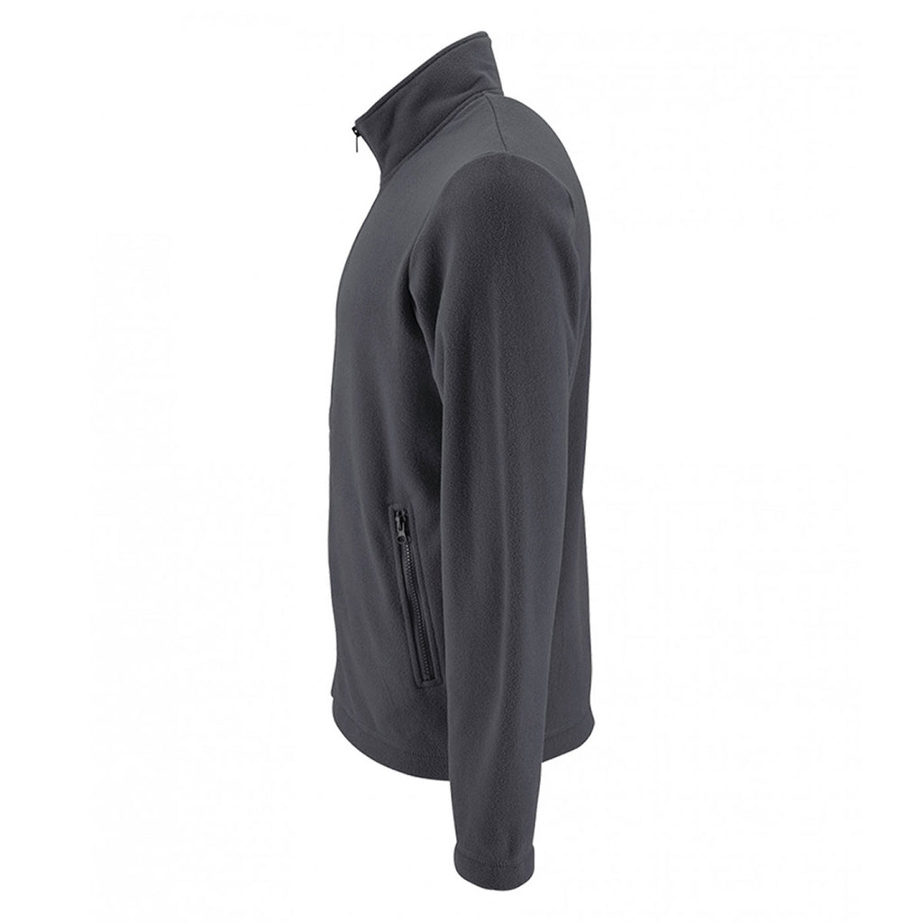 SOL'S Men's Charcoal Norman Fleece Jacket