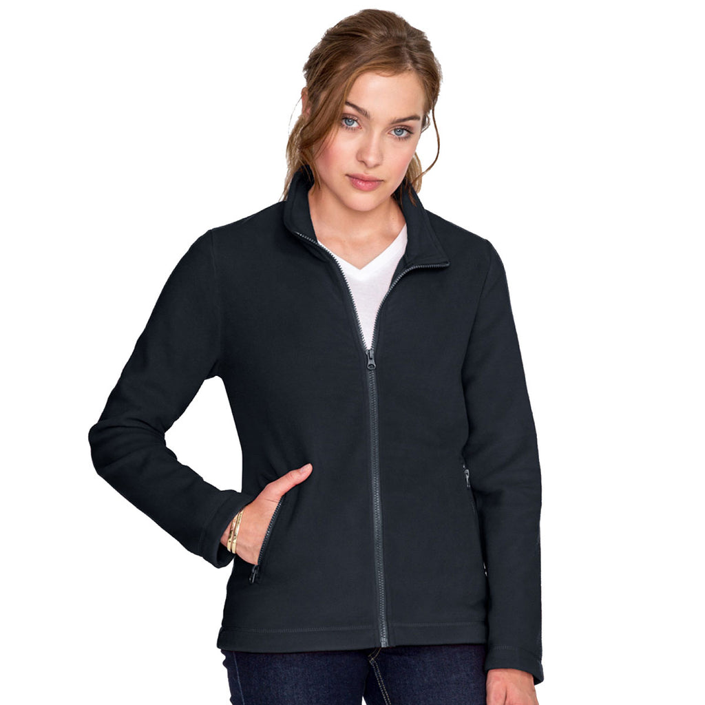 SOL'S Women's Navy Norman Fleece Jacket