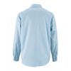 SOL'S Men's Sky Blue Brody Herringbone Long Sleeve Shirt