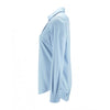 SOL'S Women's Sky Blue Brody Herringbone Long Sleeve Shirt
