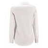 SOL'S Women's White Brody Herringbone Long Sleeve Shirt