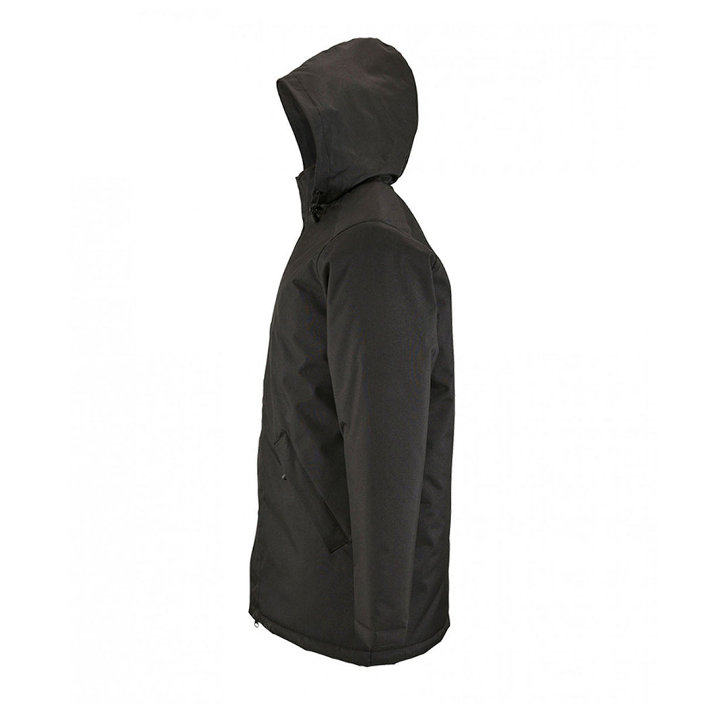SOL'S Unisex Black Robyn Padded Jacket