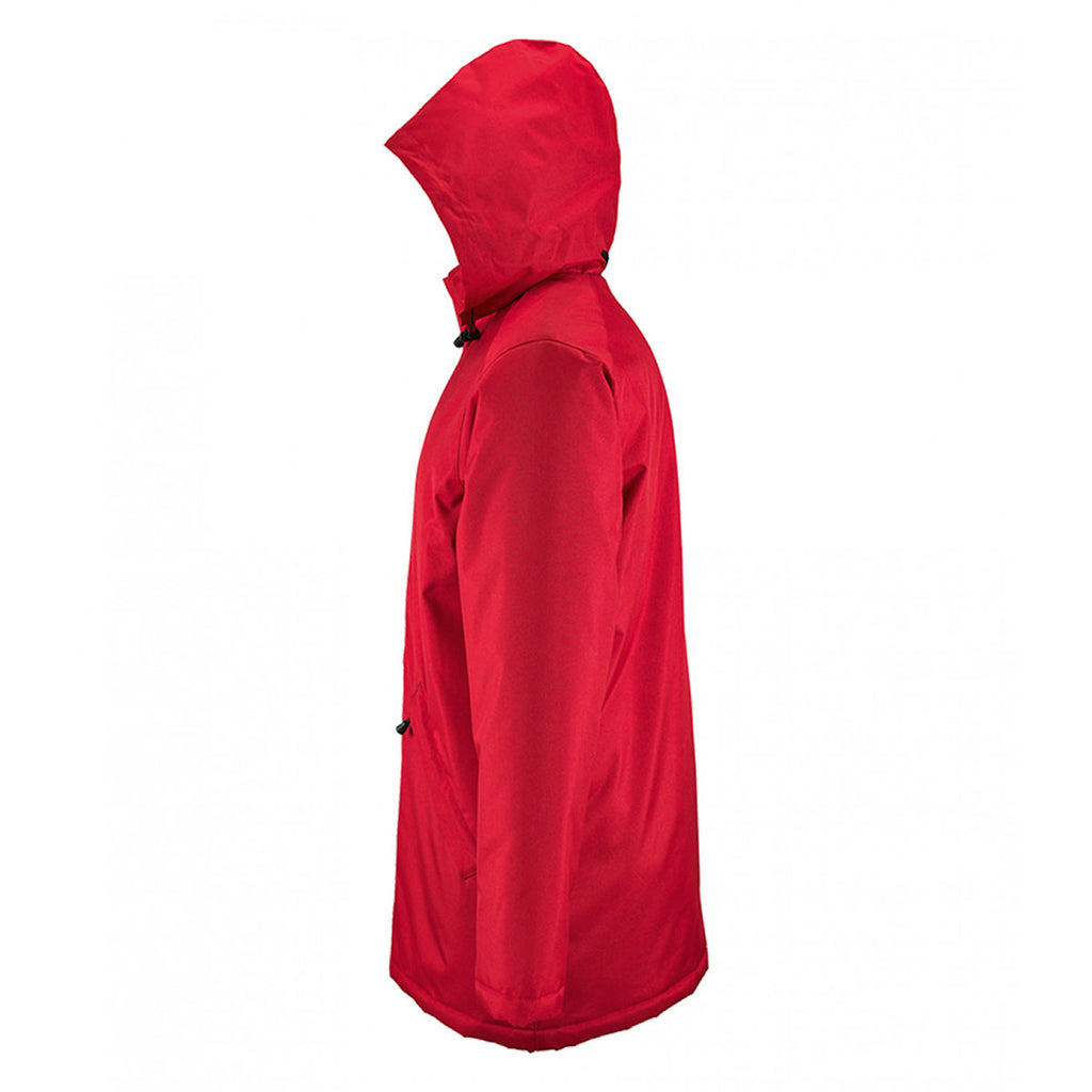 SOL'S Unisex Red Robyn Padded Jacket