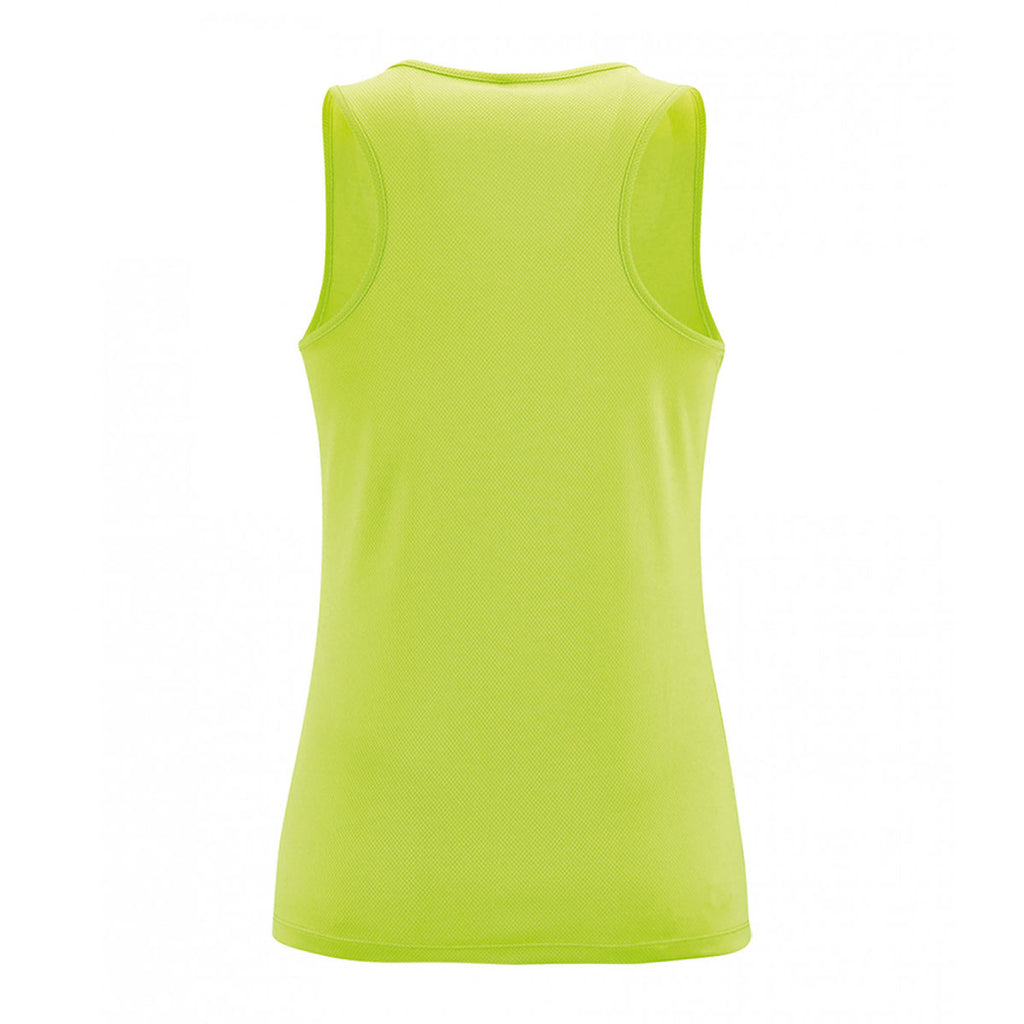 SOL'S Women's Apple Green Sporty Performance Tank Top