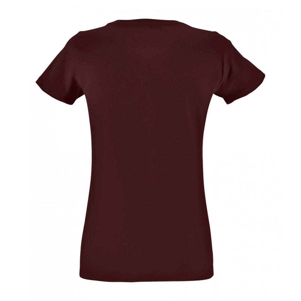 SOL'S Women's Oxblood Regent Fit T-Shirt
