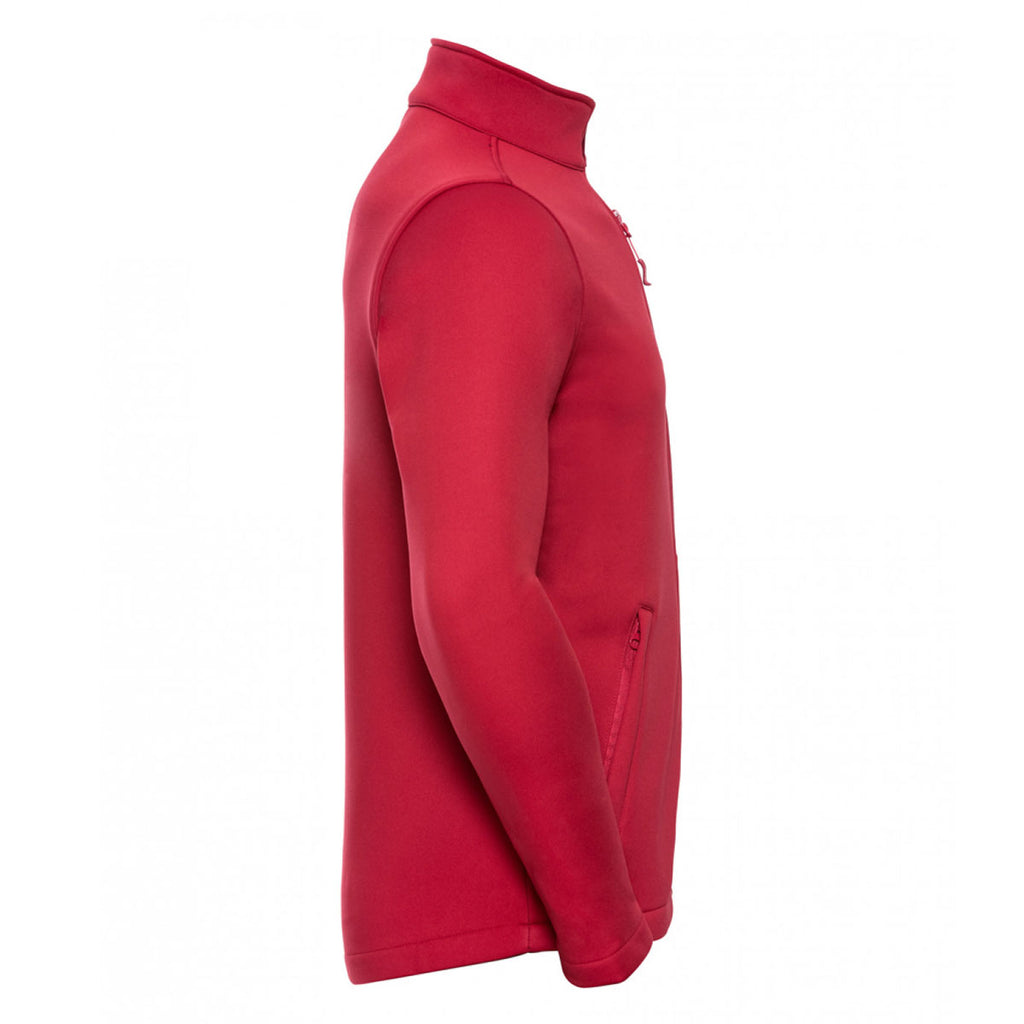 Russell Men's Classic Red Smart Soft Shell Jacket