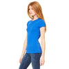 Bella + Canvas Women's True Royal Stretch Rib Short-Sleeve T-Shirt