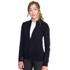 SOL'S Women's Navy Gordon Full Zip Cotton Acrylic Cardigan